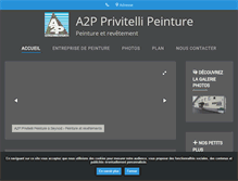 Tablet Screenshot of a2p-peintures.fr